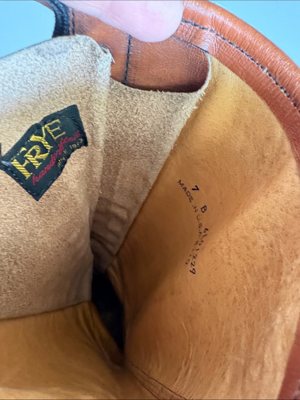 Frye Lace up Boots Black Label Vintage Lace-Up made in the USA Women's Boots - Picture 12 of 17
